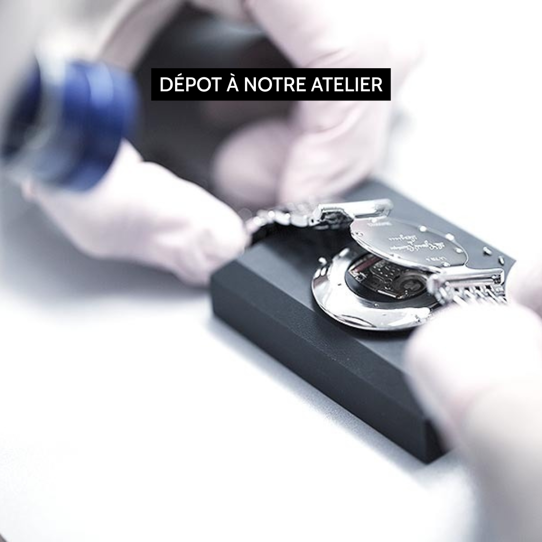 Changement de pile - Montre à quartz - Dépot à l'atelier